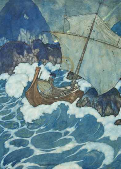 Appraisal: Dulac Edmund The Ship Struck upon a Rock original illustration