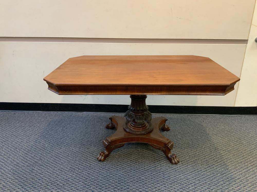 Appraisal: Regency Mahogany Tilt-Top Breakfast Table x x in x x