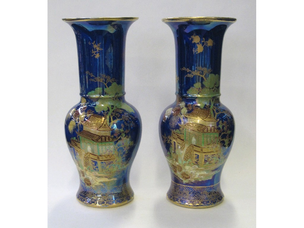 Appraisal: Pair of early Carlton Ware 'New Mikado' pattern vases