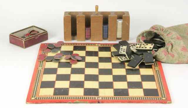 Appraisal: A quantity of dominoes and sundry games