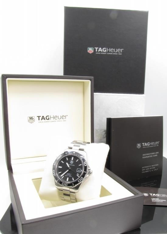 Appraisal: A Tag Heuer Aquaracer WAK Diver Japan Edition wristwatch with