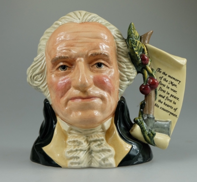 Appraisal: Royal Doulton large character jug George Washington D from the