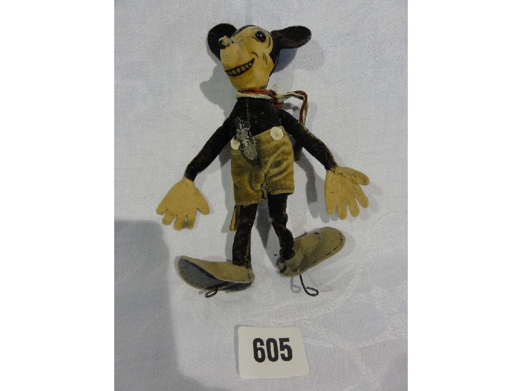 Appraisal: A s felt and wire Mickey Mouse doll complete with