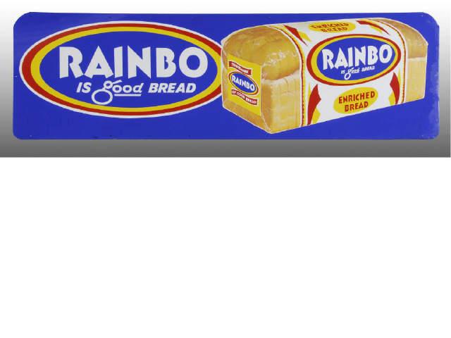 Appraisal: Rainbo Bread Advertising Metal Sign Description Circa s General AdvertisingCondition