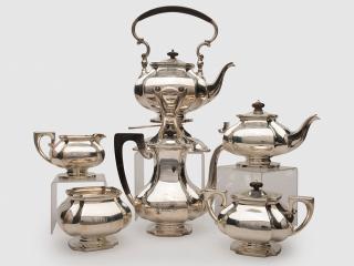 Appraisal: MARCUS CO Six Piece Silver Coffee and Tea Service AMERICAN