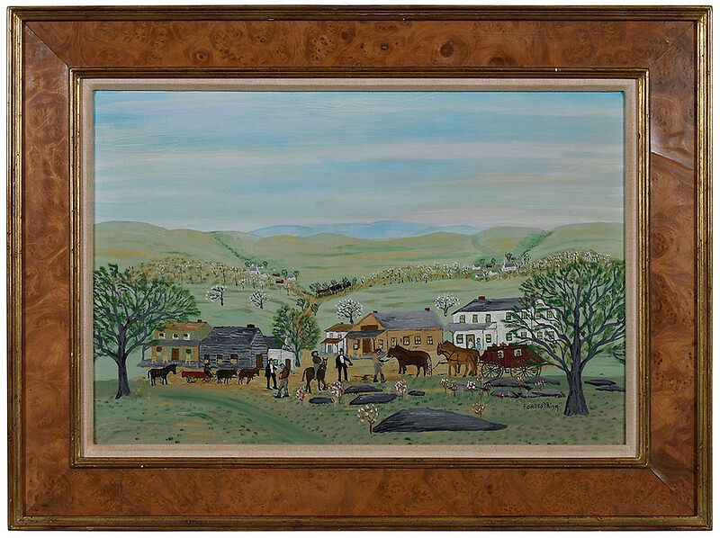 Appraisal: Forrest King Moses American - Springtime signed lower right Forrest