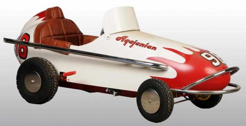 Appraisal: Fiberglass Agajanian No Racer Pedal Car Description s Appears to