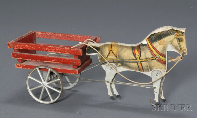 Appraisal: Gibbs Horse Drawn Two-Wheel Cart Gibbs Mfg Co Canton Ohio