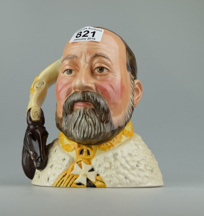 Appraisal: Royal Doulton Large Character Jug Edward VIII D Ltd Edt