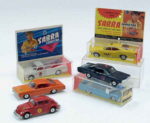 Appraisal: Sabra die cast cars Lot of rd scale Sabra Israel