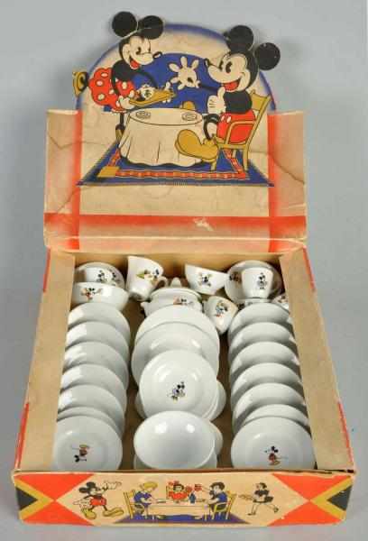 Appraisal: Walt Disney Mickey Mouse Tea Set Description Italian Scarce variation