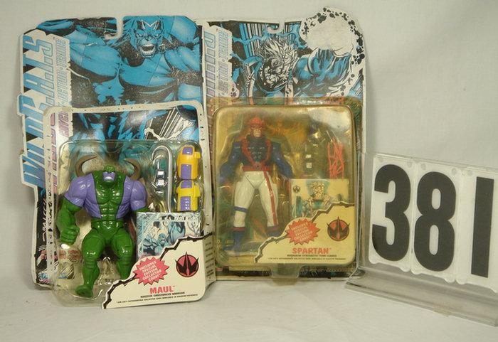 Appraisal: Wildcats Action Figures mint in original packaging has faded and