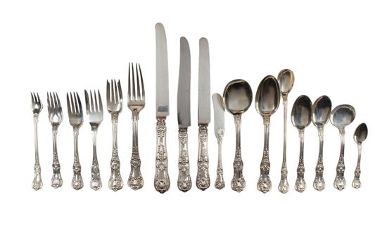 Appraisal: Sale Lot An American Silver Flatware Service tiffany co new