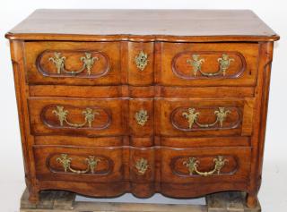 Appraisal: French Louis XIV commode in walnut with drawers th century