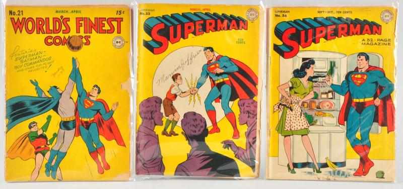 Appraisal: Lot of s Superman World's Finest Comics Description This lot