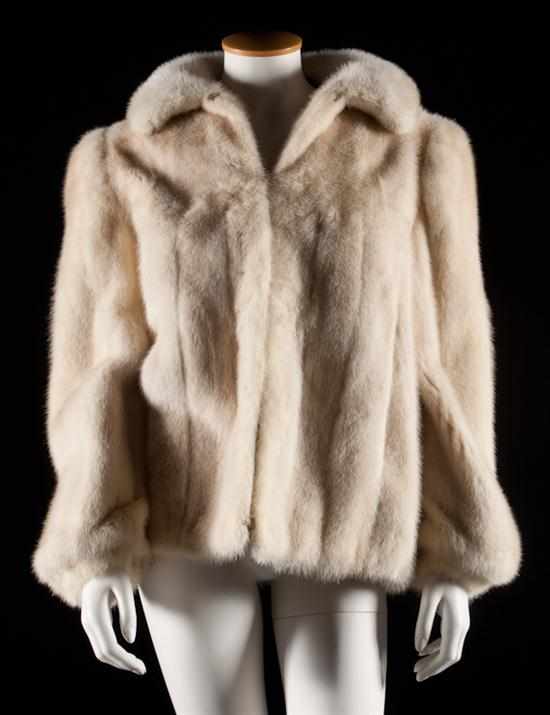 Appraisal: Lady's white mink cropped jacket Estimate - no apparent faults