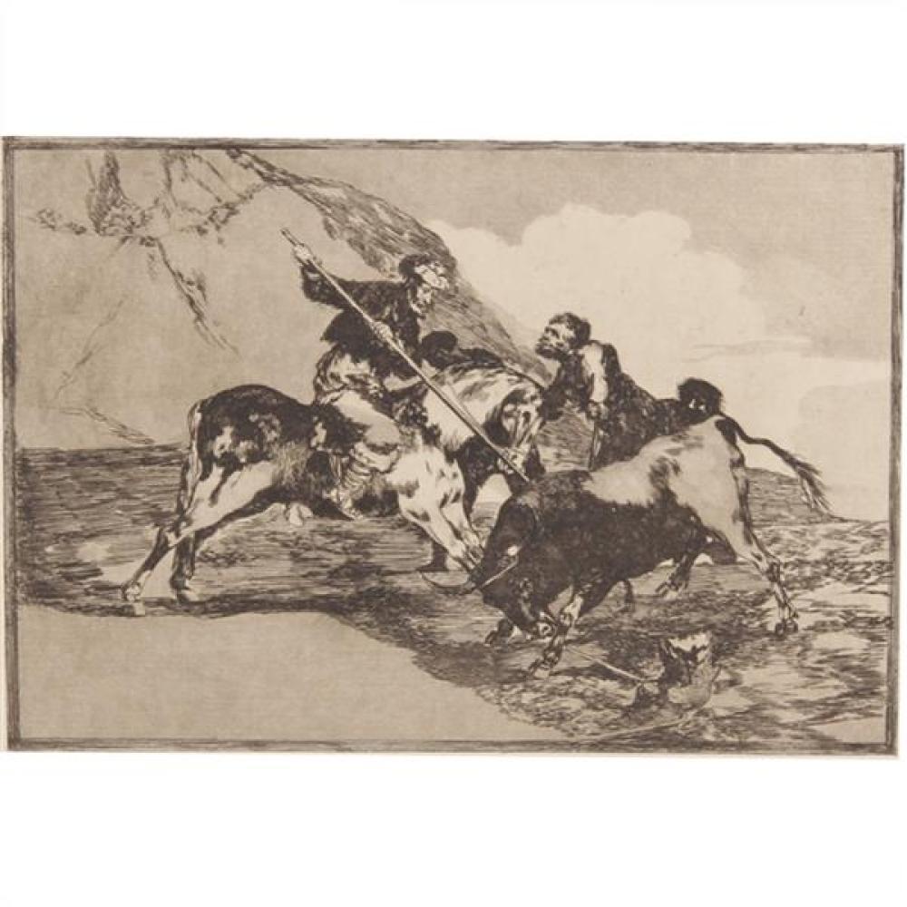 Appraisal: FRANCISCO JOSE DE GOYA SPANISH - MODO CON QUE LOS