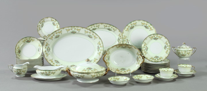 Appraisal: Extensive Ninety-One-Piece Noritake Porcelain Athena Dinner Service for Twelve Persons