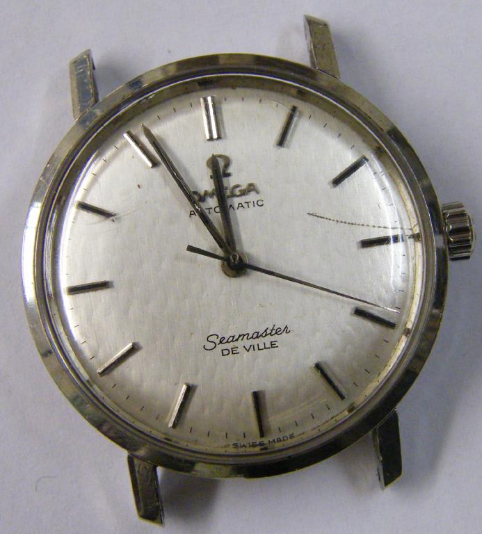 Appraisal: Omega Seamaster De Ville automatic stainless steel gentleman's wristwatch head