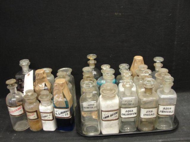 Appraisal: Apothecary Bottles From a Queens NY estate Dimensions Varies to