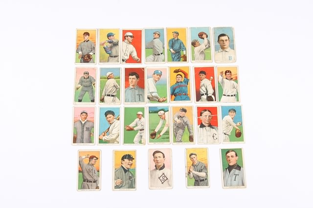 Appraisal: Grouping of twenty-seven T- baseball cards Cards include Jacklitsch Philadelphia