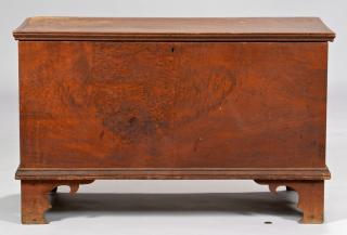 Appraisal: Ohio River Valley Small Walnut Blanket Chest Dovetailed Small walnut