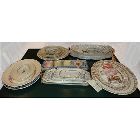 Appraisal: Group of English and Continental Porcelain Articles Estimate -