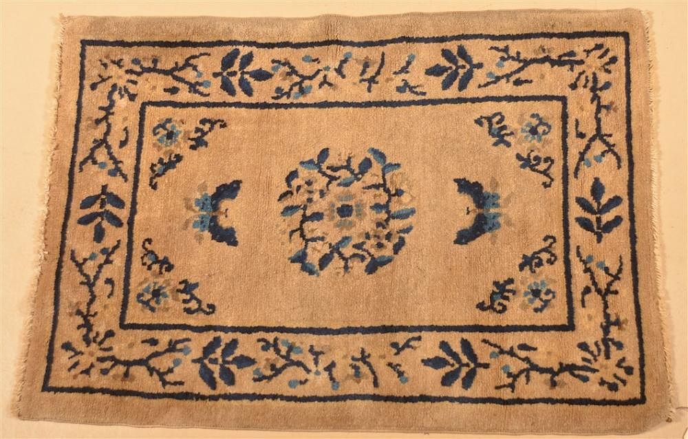 Appraisal: Small Chinese Pattern Oriental Area Rug Small Chinese Pattern Oriental