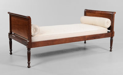 Appraisal: Duncan Phyfe Carved Mahogany Daybed New York Phyfe or a