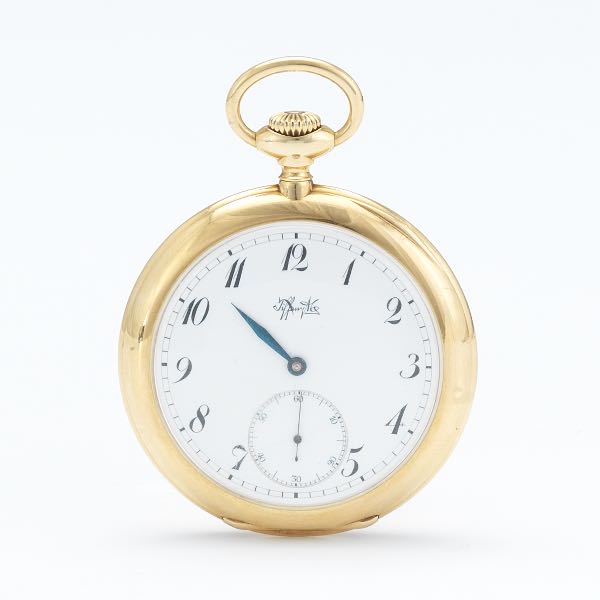 Appraisal: TIFFANY CO K GOLD POCKET WATCH mm case k yellow