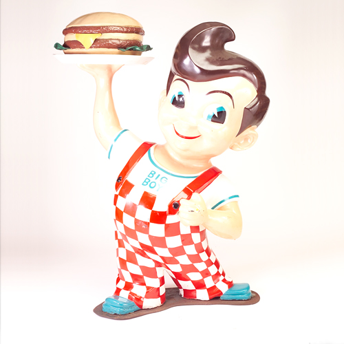 Appraisal: Bob's Big Boy fiberglass advertising figure s fully painted the