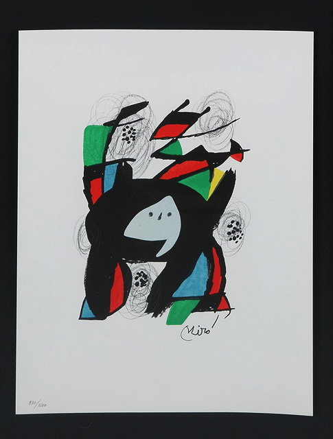 Appraisal: After Joan Miro Spanish - La Melodie Acide from Mourlot