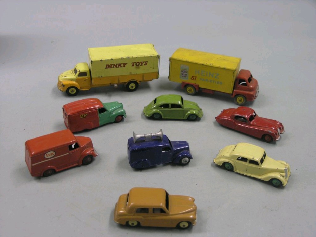 Appraisal: Dinky Toys Big Bedford Van 'Heinz' Baked Beans together with