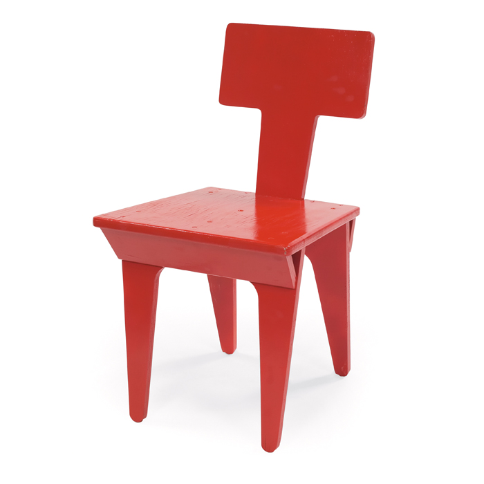 Appraisal: Nathan Lerner chair by Popular Home s molded plywood form