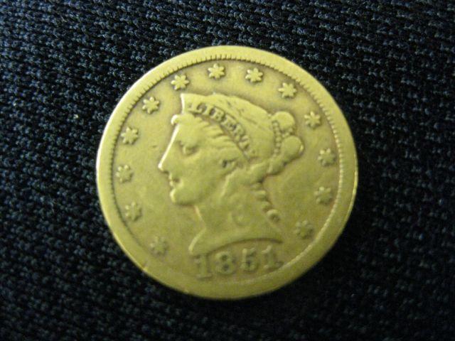 Appraisal: U S Liberty Head Gold Coin fine nice pre Civil