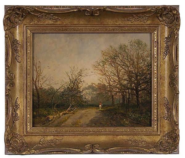 Appraisal: TWO NORTHAMPTON LANDSCAPES BY THOMAS HENRY GIBB BRITISH B th