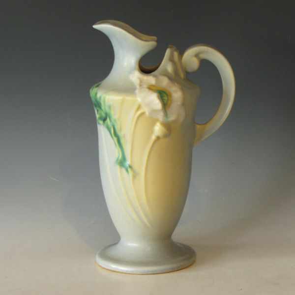 Appraisal: Roseville Poppy ewer in gray Faintly marked Roseville - Mint