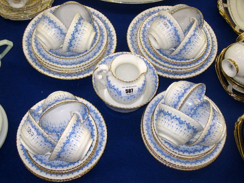 Appraisal: Samuel Radford Victorian twelve setting tea set