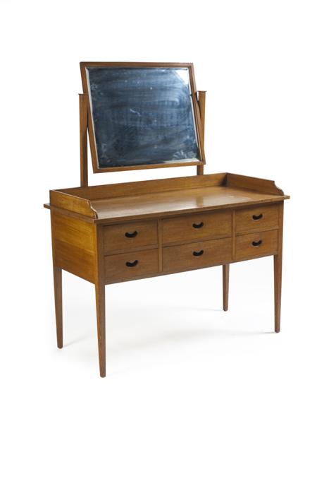 Appraisal: GEORGE WALTON DRESSING TABLE CIRCA oak to match the previous