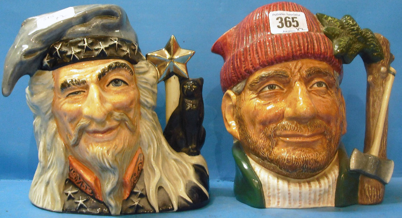 Appraisal: Royal Doulton Large Character Jug The Wizard D And The