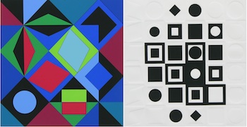 Appraisal: Victor Vasarely French Hungarian b A lot of two limited