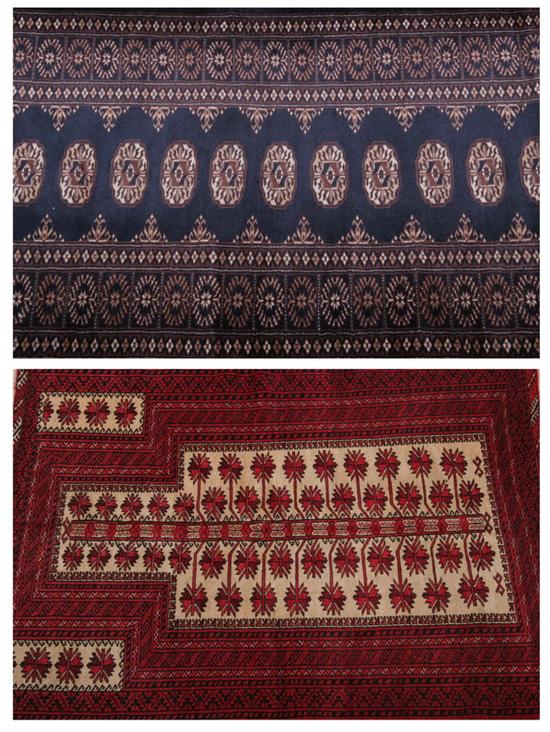 Appraisal: BOKHARA RUG - App ft in x ft in