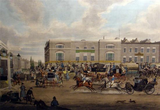 Appraisal: After James Pollard 'The Elephant Castle on the Brighton Road'