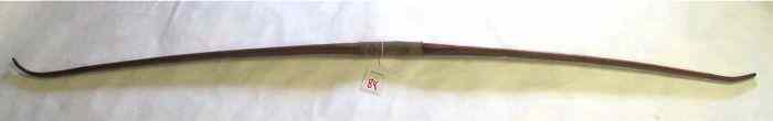 Appraisal: OREGON YEW WOOD INDIAN HUNTING BOW hand crafted bow with