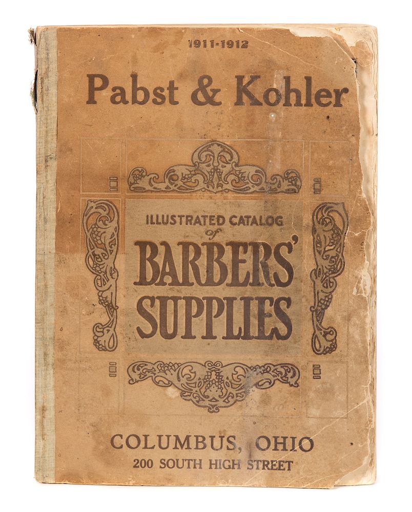 Appraisal: Original Pabst and Kohler Barbershop Catalogue Good original condition Please