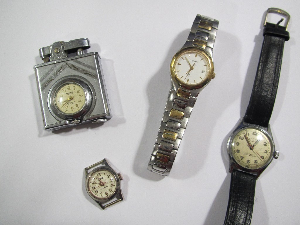 Appraisal: Lot comprising two ladies wrist watches - by Tissot Sorna