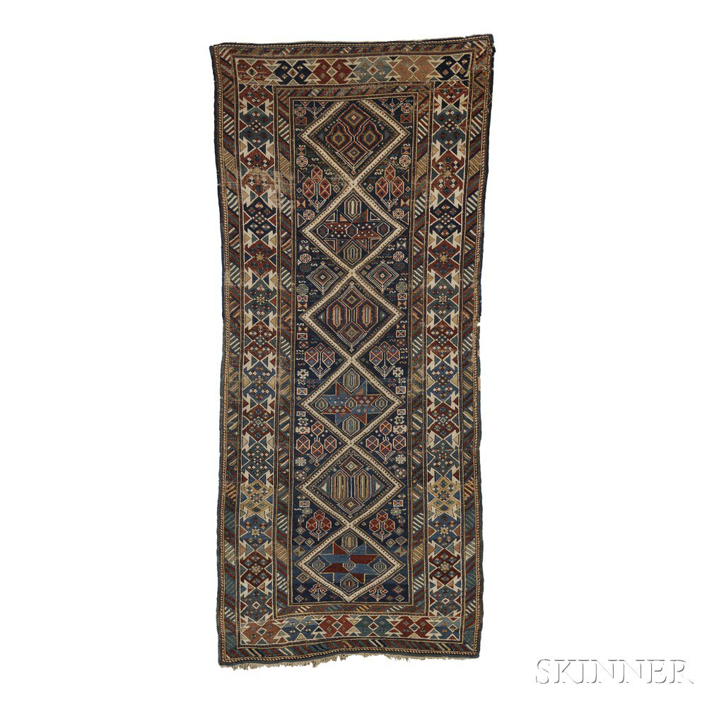 Appraisal: Kuba Long Rug East Caucasus late th century the midnight