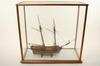 Appraisal: BOAT MODEL - Hand built natural finish wooden boat model