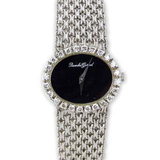 Appraisal: Lady's Karat White Gold Bueche-Girod Bracelet Watch with Diamond Bezel