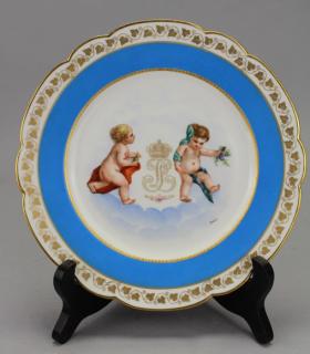 Appraisal: Antique French Sevres Figural Porcelain Dish Antique French Sevres Figural